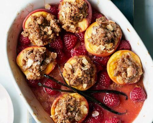Oven Baked Peaches