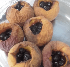 Baked Peaches with Berries